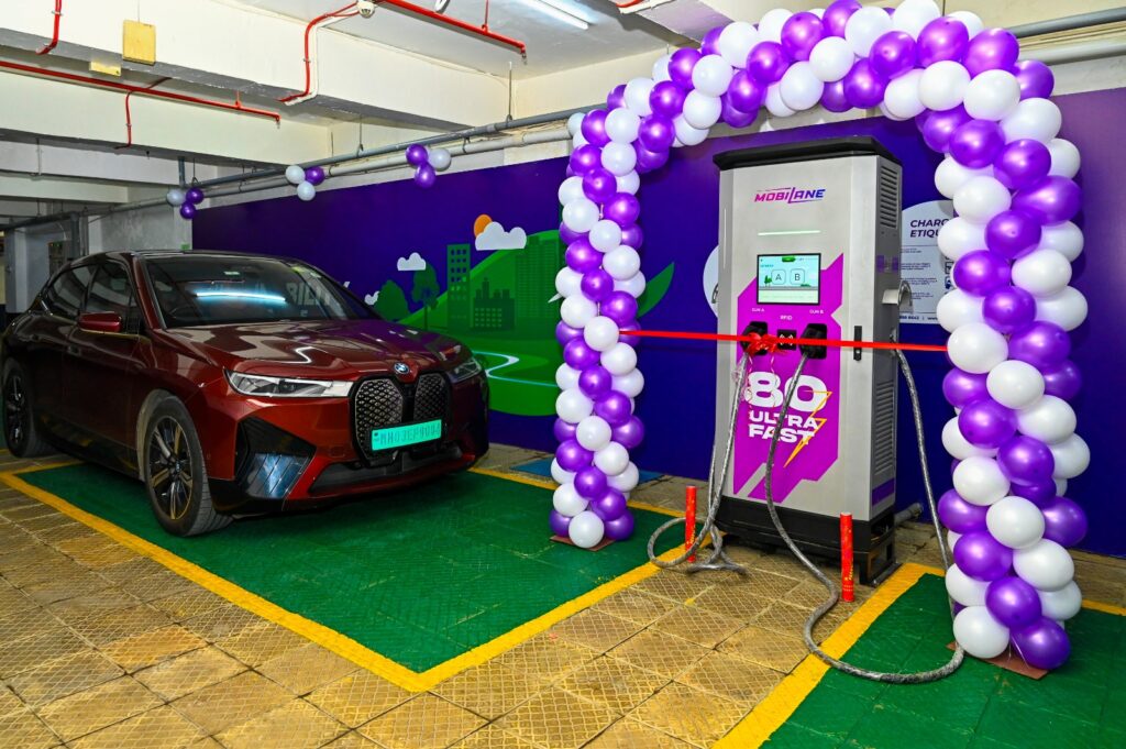 Mobilane EV Charging station at BMW Car 
